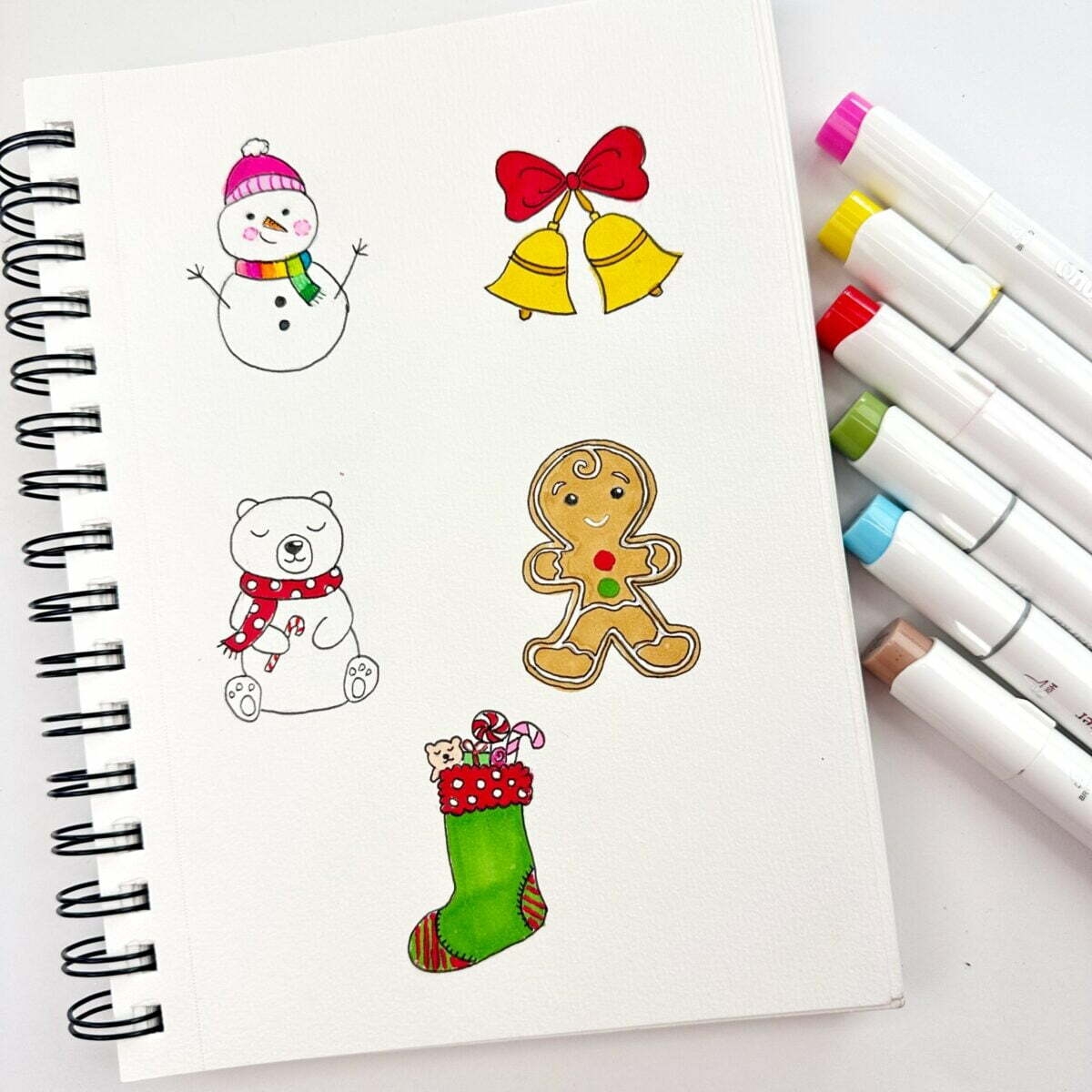 20 Cute Christmas Drawing Ideas
