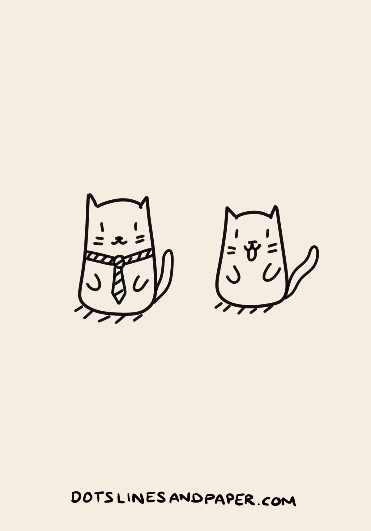 22 Cute U0026 Easy Cat Drawing Ideas 