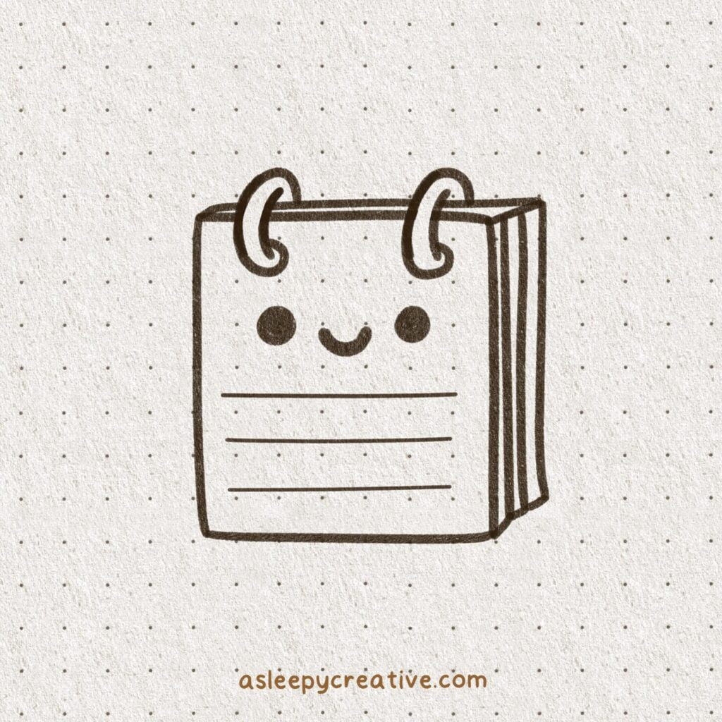 22 Easy Cozy Stationery Drawing Ideas A Sleepy Creative