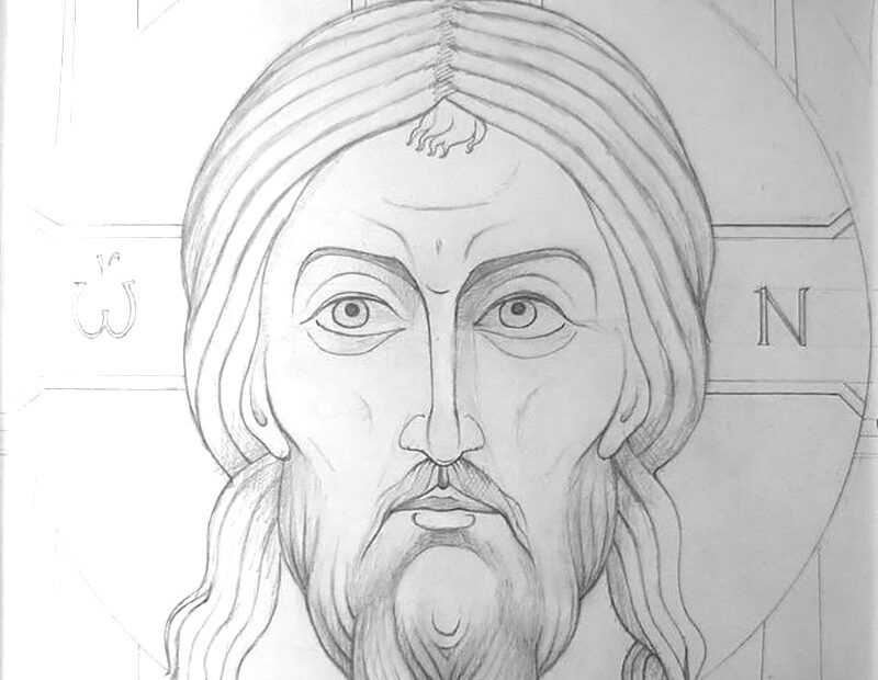 27 Drawings For Your Own Icon Of Christ Hagia Sophia History