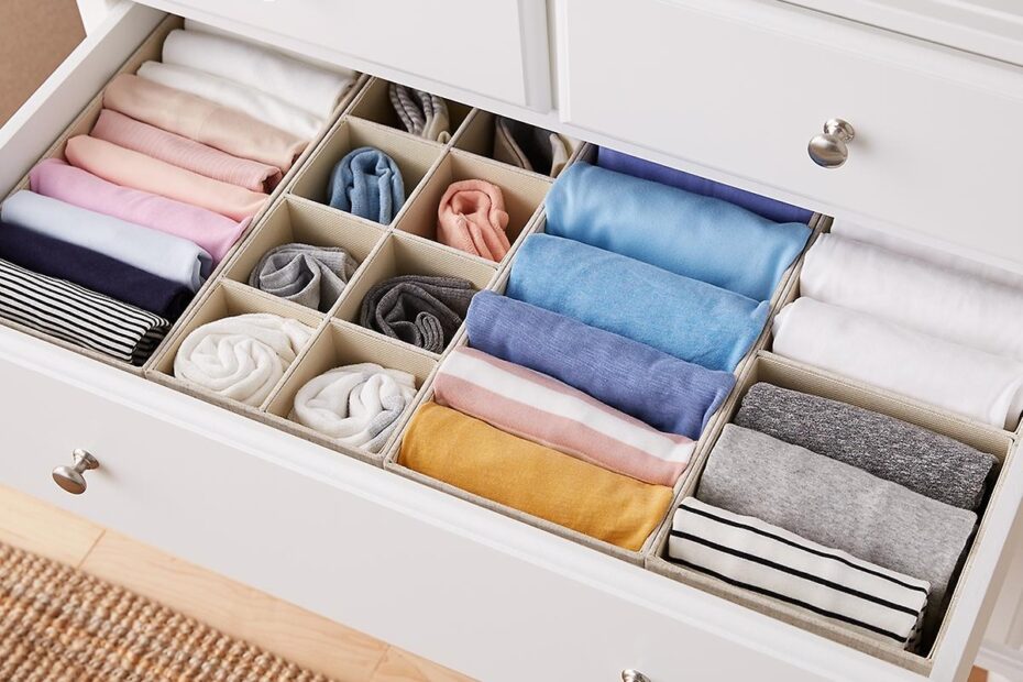 28 X 14 Linen Drawer Organization Starter Kit The Container Store