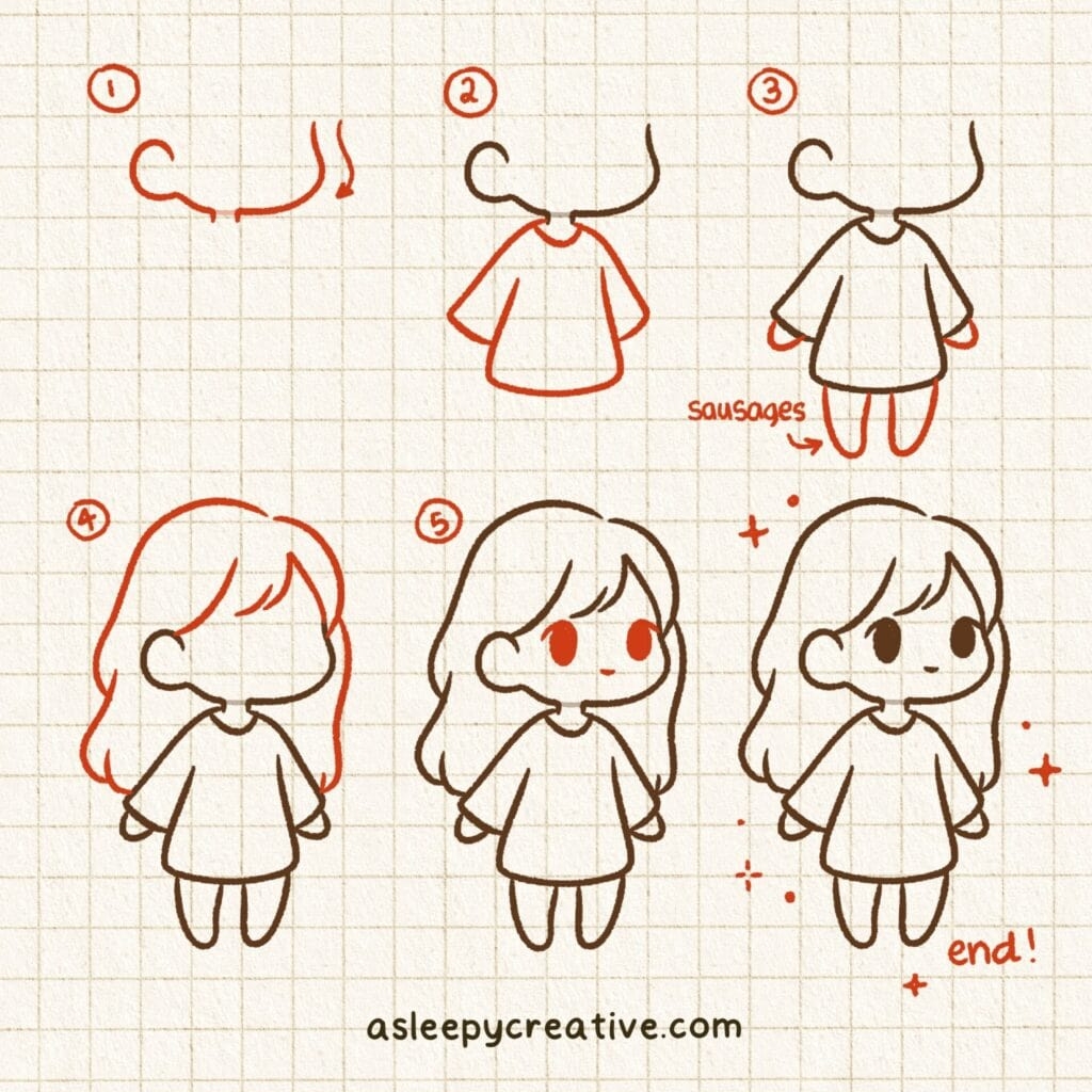 cute drawings easy