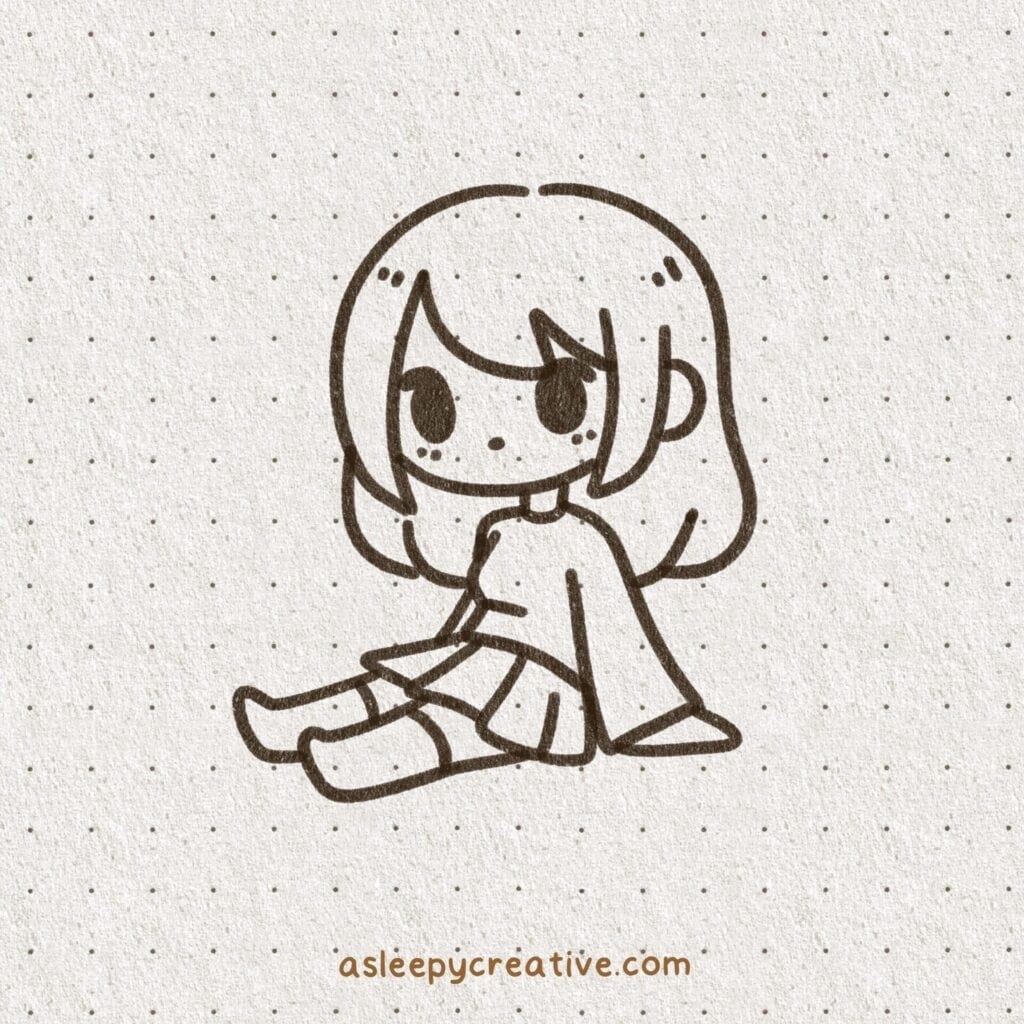 29 Cute And Easy Chibi Girl Drawing Ideas A Sleepy Creative