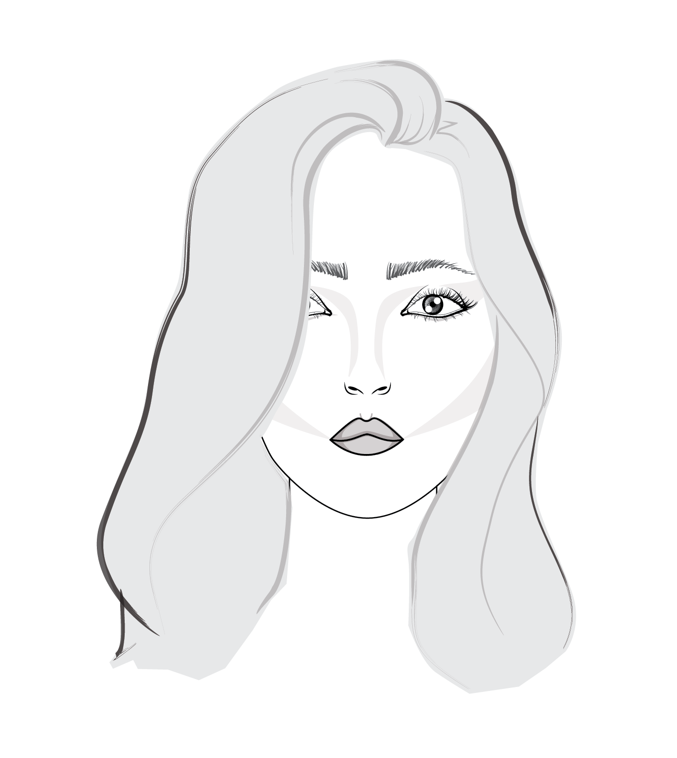 3 Step Tutorial How To Draw Hair For Fashion Illustration Amiko 