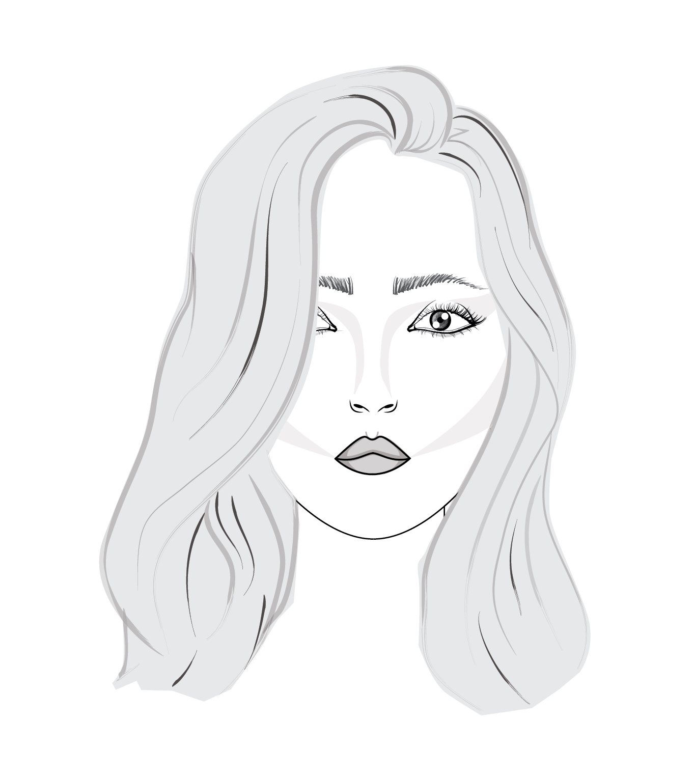 3 Step Tutorial How To Draw Hair For Fashion Illustration Amiko 