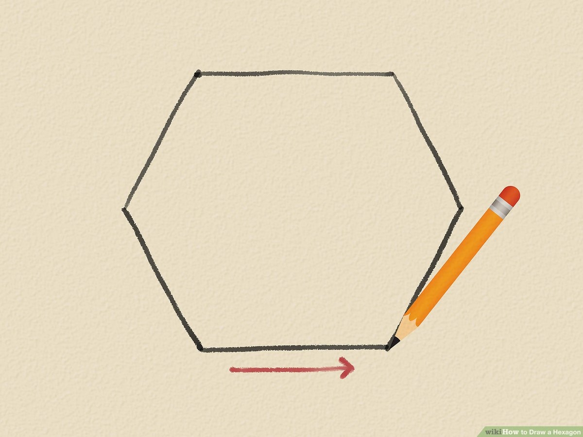 3 Ways To Draw A Hexagon WikiHow