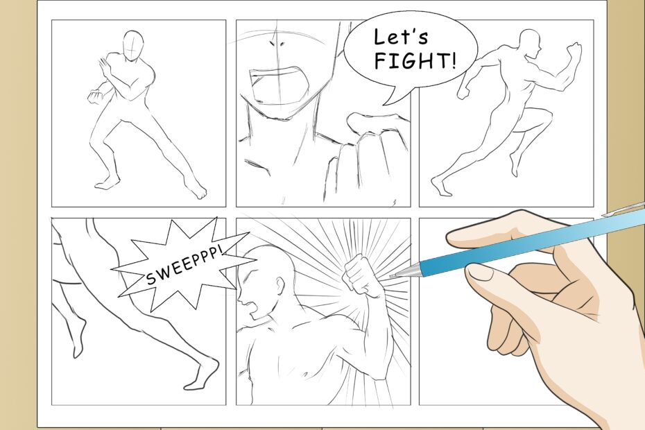 3 Ways To Draw Comic Book Action WikiHow