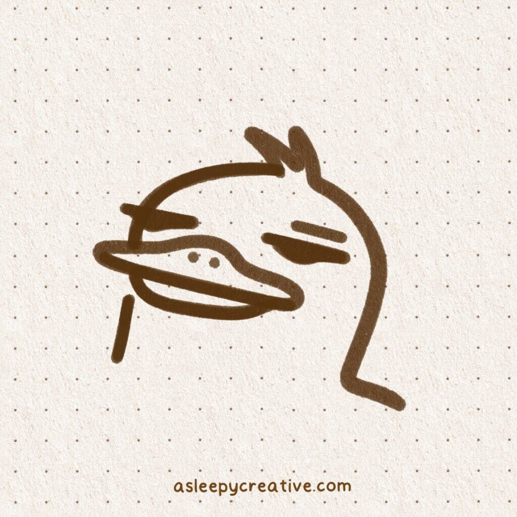 30 Easy Duck Drawing Ideas A Sleepy Creative