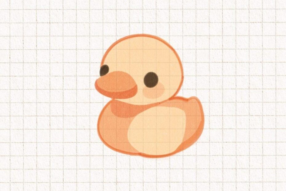 30 Easy Duck Drawing Ideas A Sleepy Creative