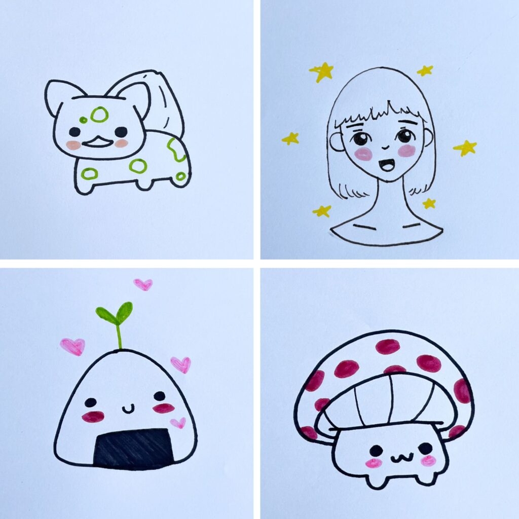 anime drawings easy