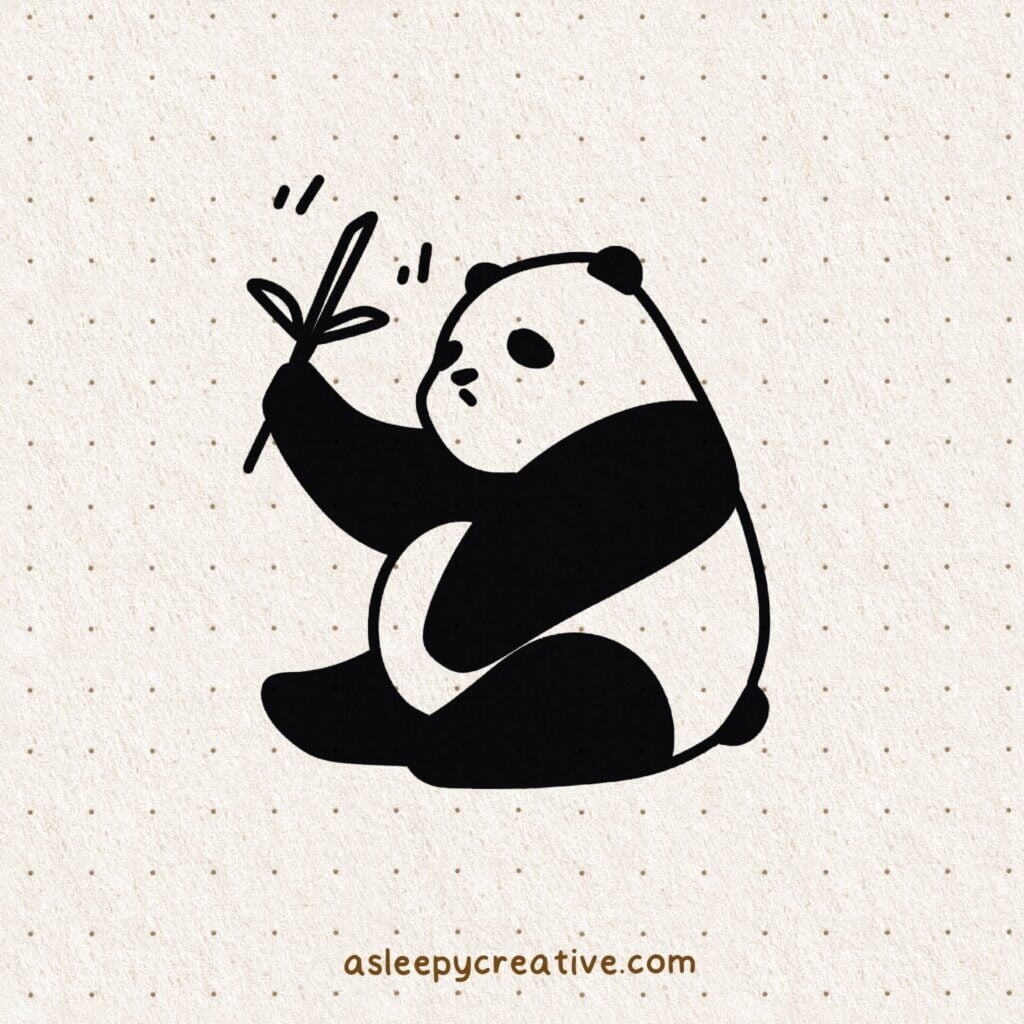 32 Easy Panda Drawing Ideas A Sleepy Creative
