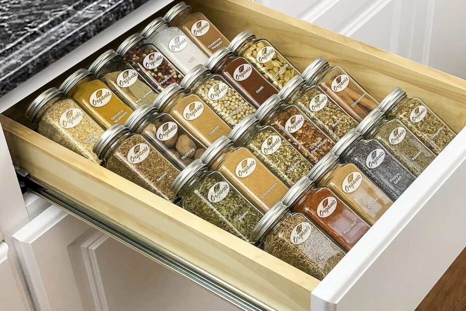 4 Tier Spice Drawer Organizer Rak Baja Untuk Spice Indonesia Ubuy