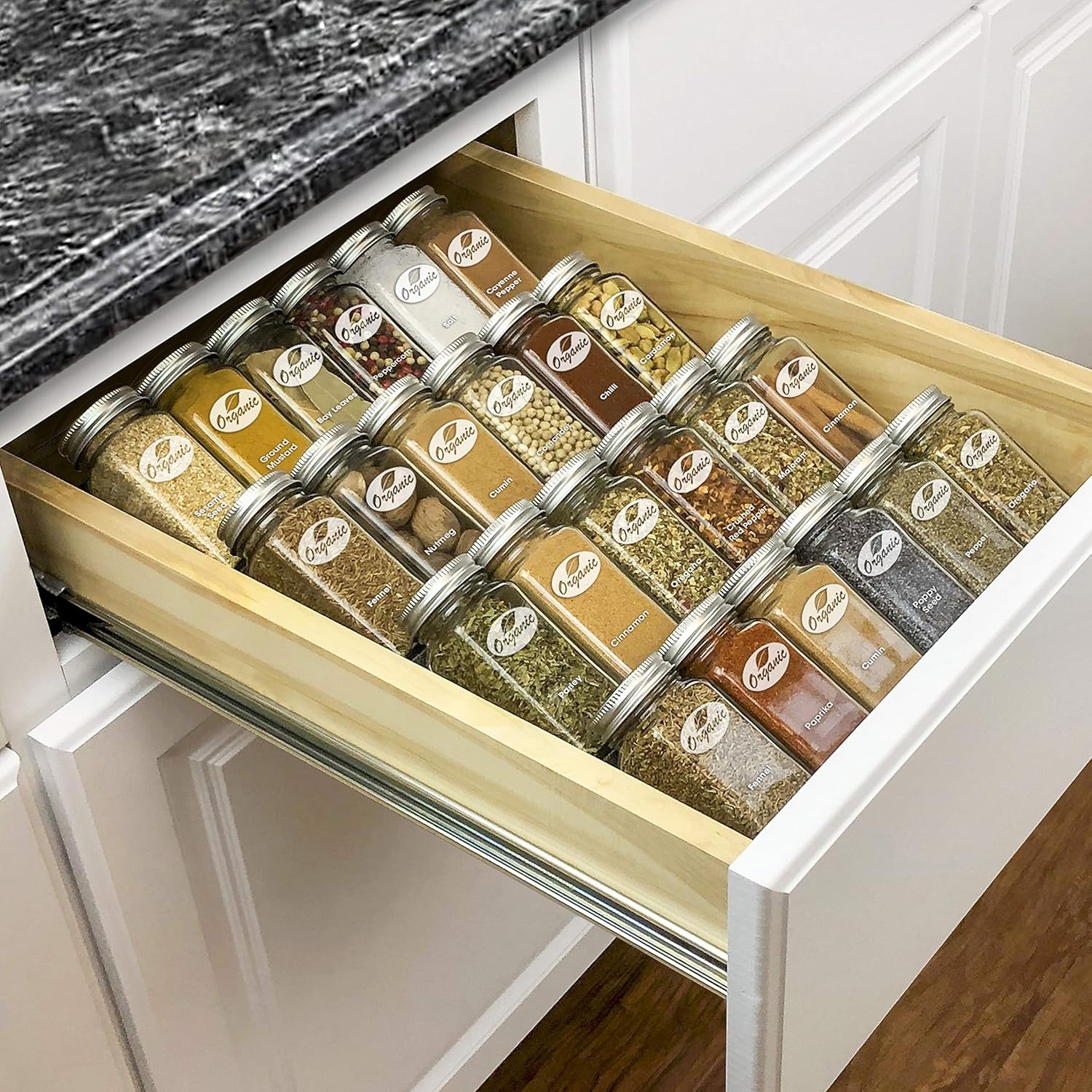 4 Tier Spice Drawer Organizer Steel Rack For Spice Indonesia Ubuy