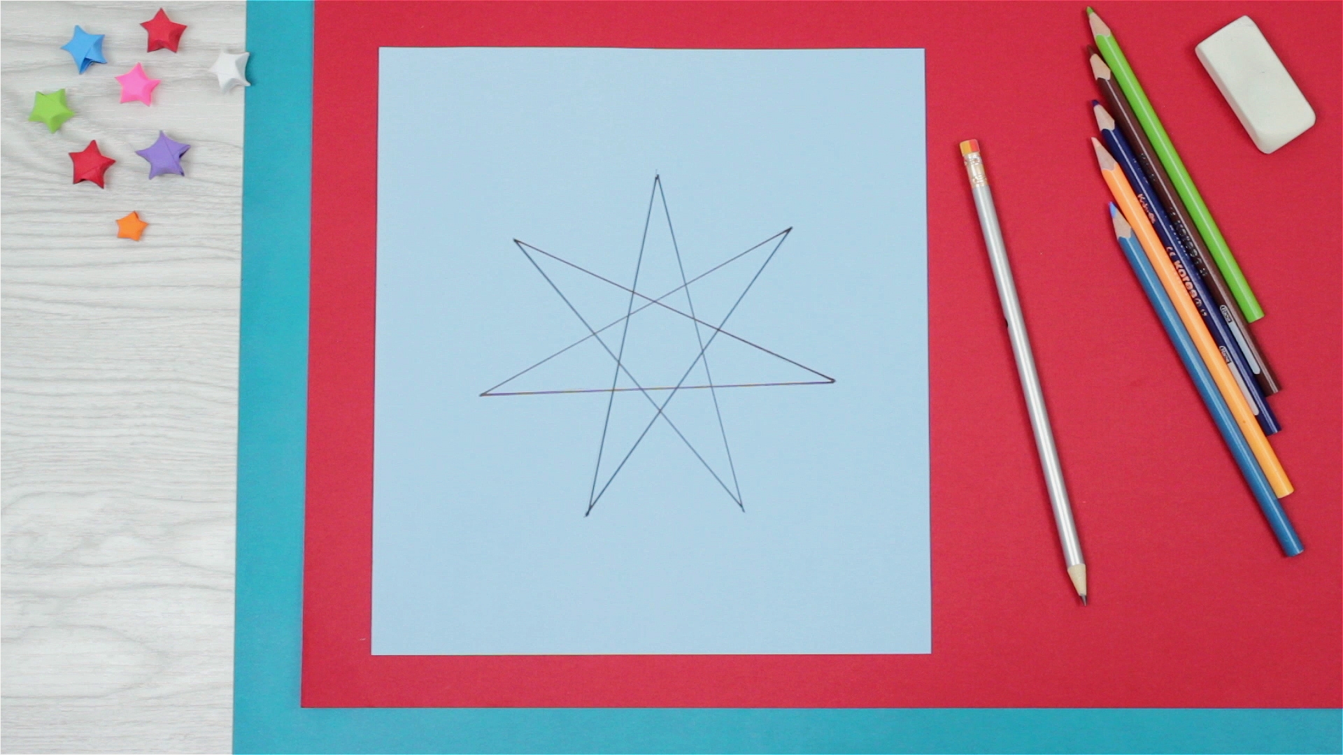how draw a star