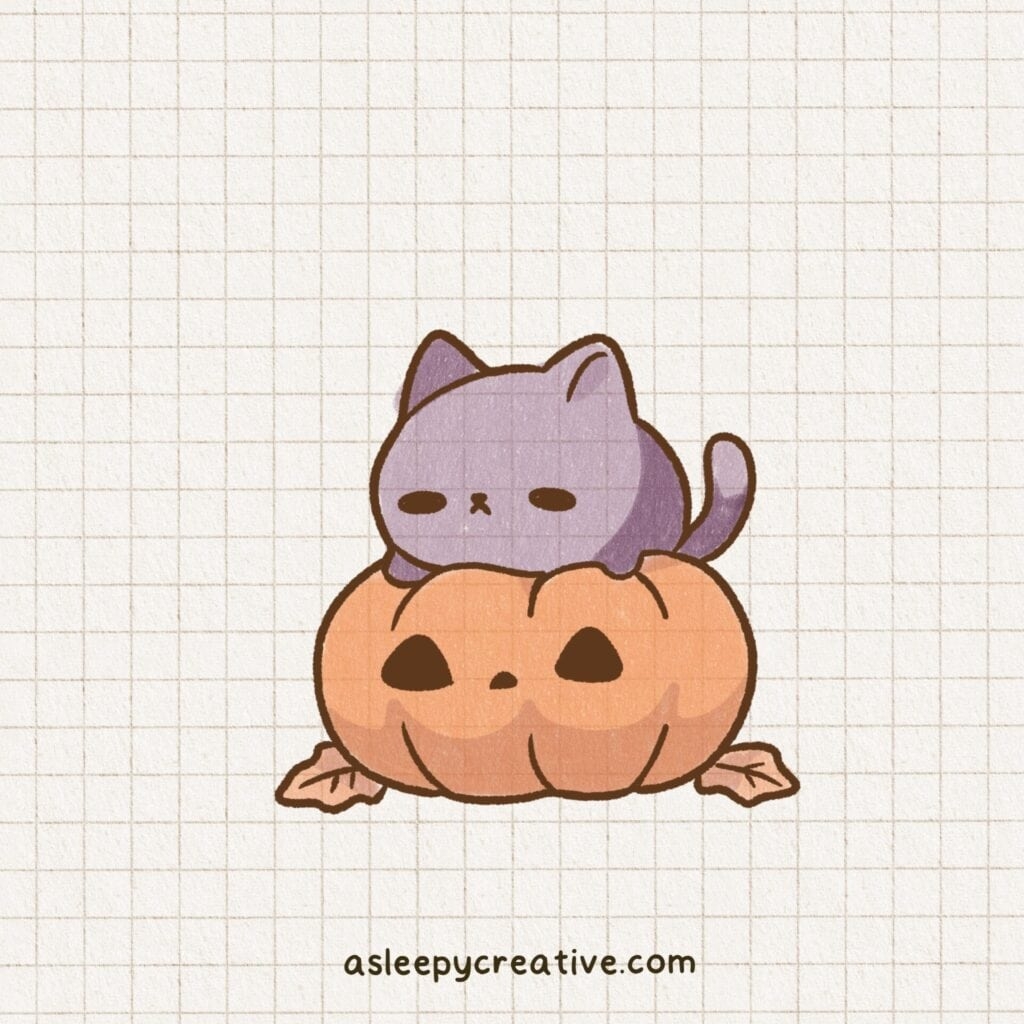 40 Cute And Easy Fall Drawing Ideas A Sleepy Creative