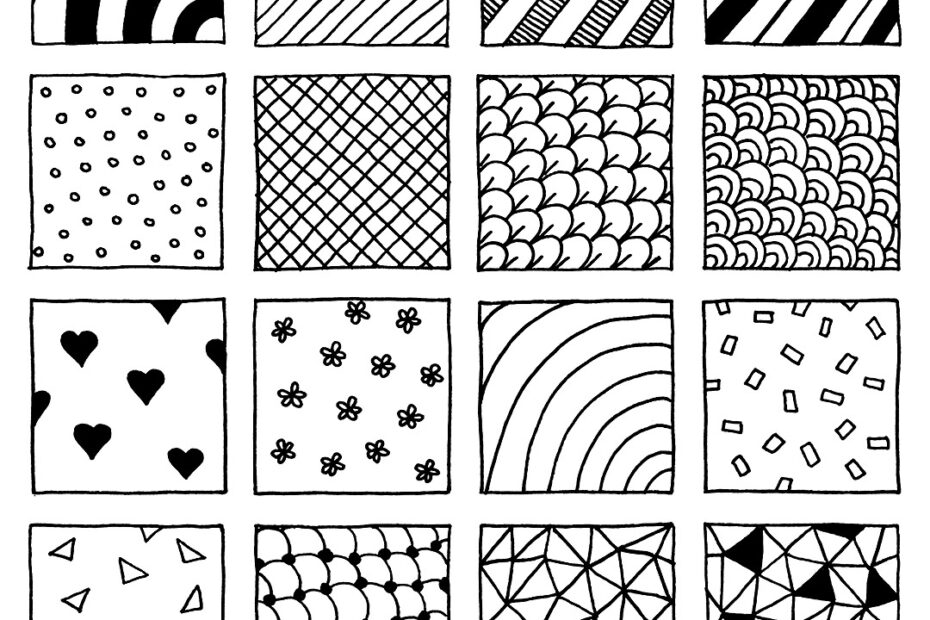 40 Textures And Patterns For Kawaii Drawings Week 9