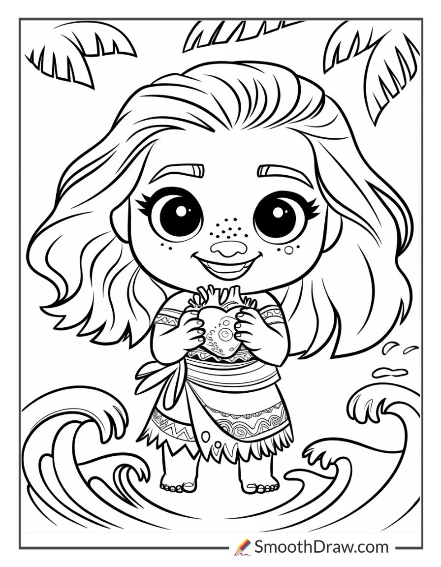 moana drawing
