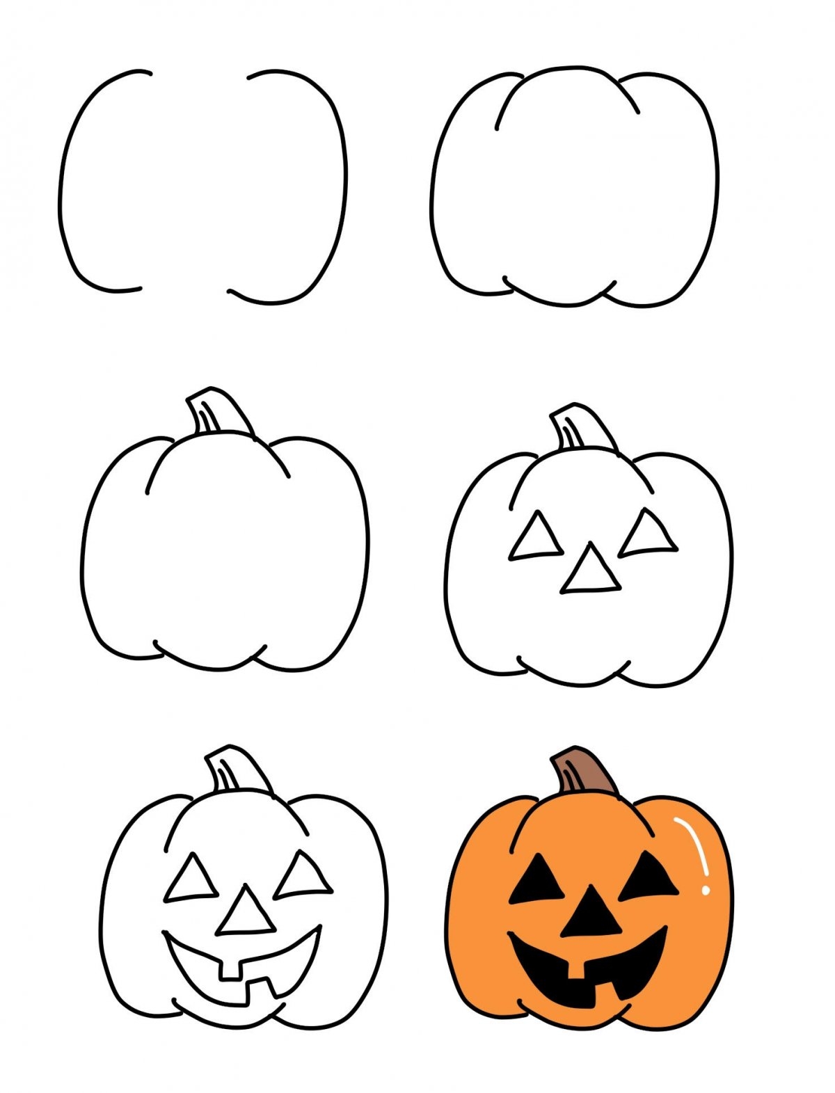 5 Easy Halloween Doodles Anyone Can Draw Amy Latta Creations