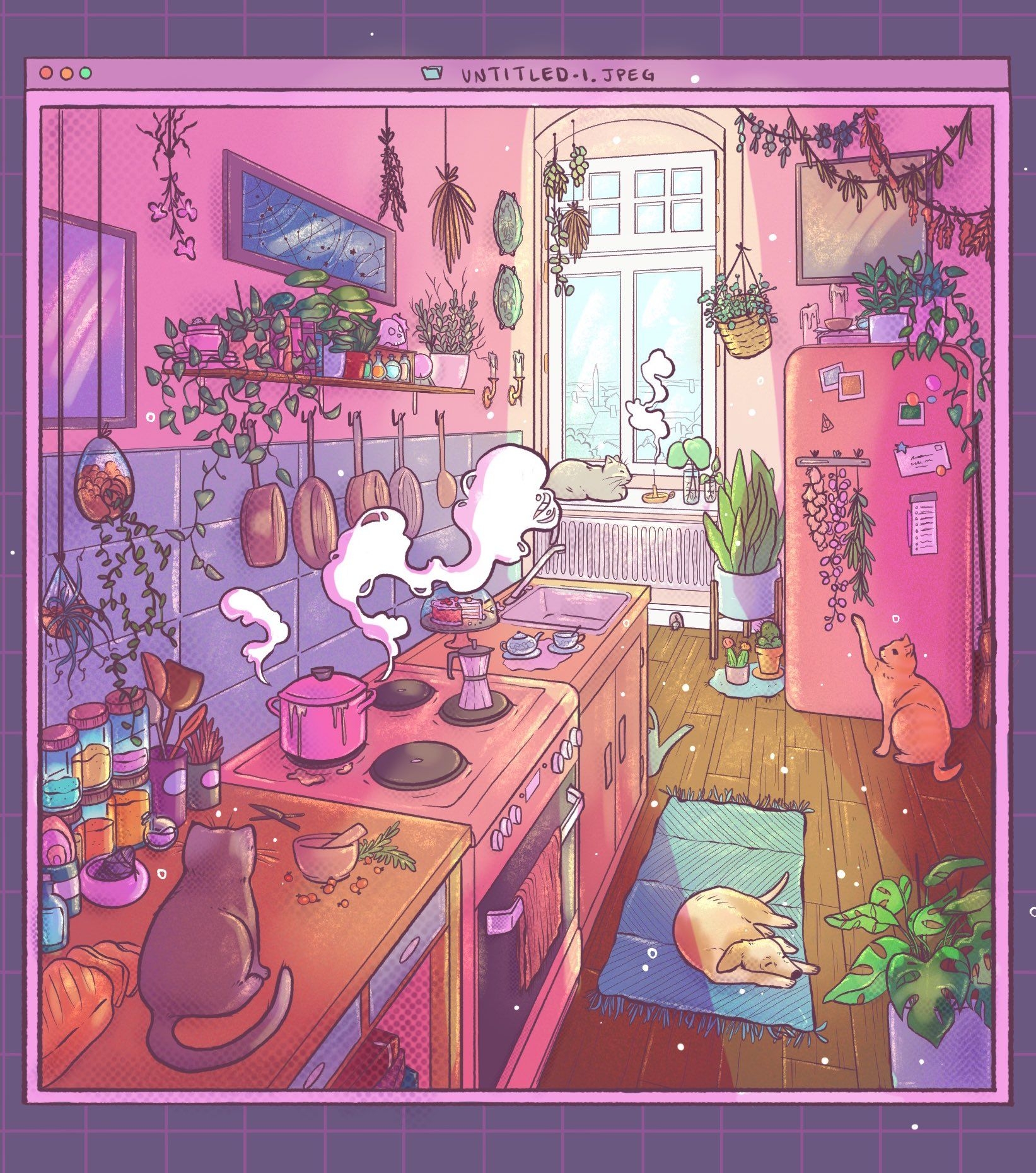 kitchen drawing