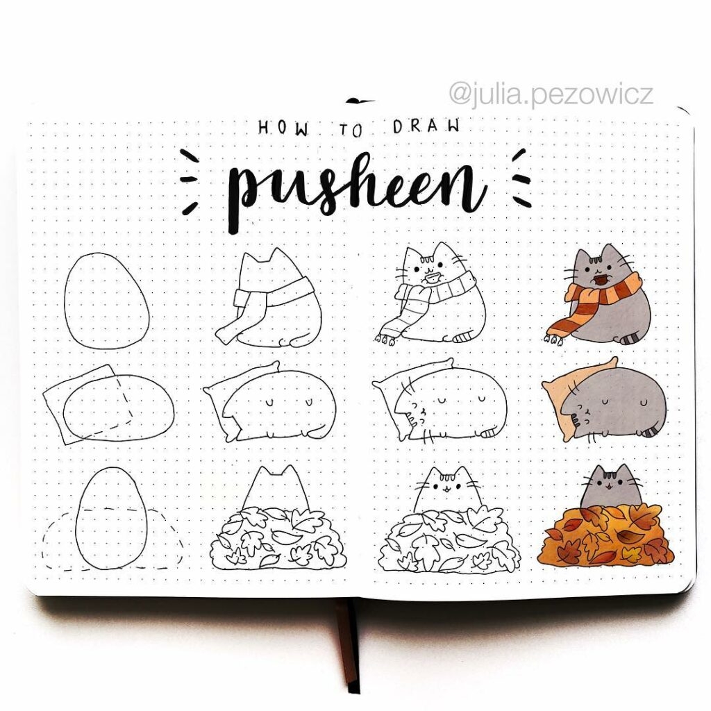 75 Cute Things To Draw In Your Bujo With Step by Step Tutorials Displate Blog