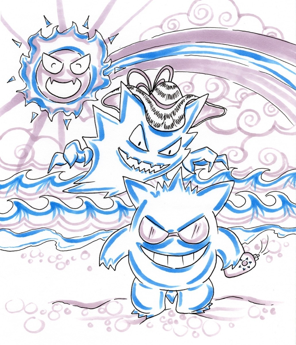gengar drawing