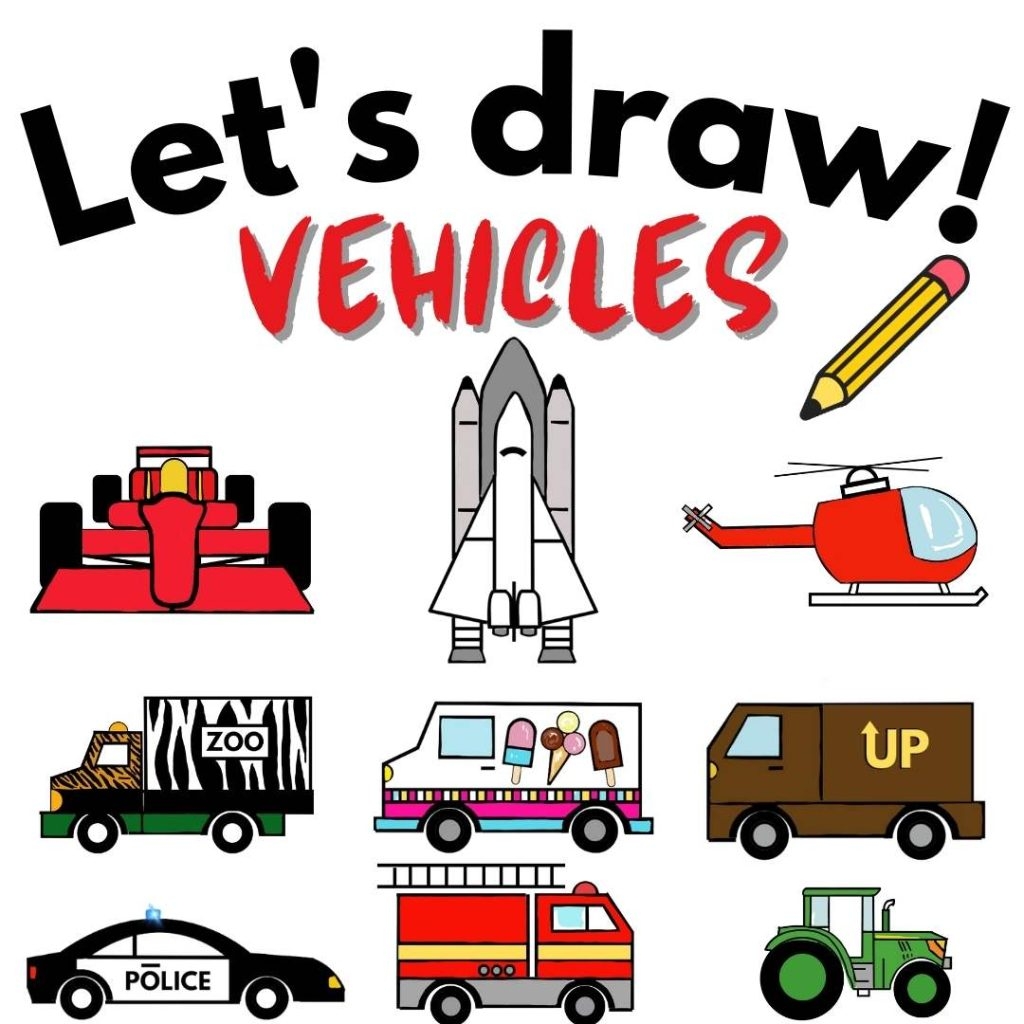 ABC How To Draw Vehicles Art For Kids Forget Him Knot