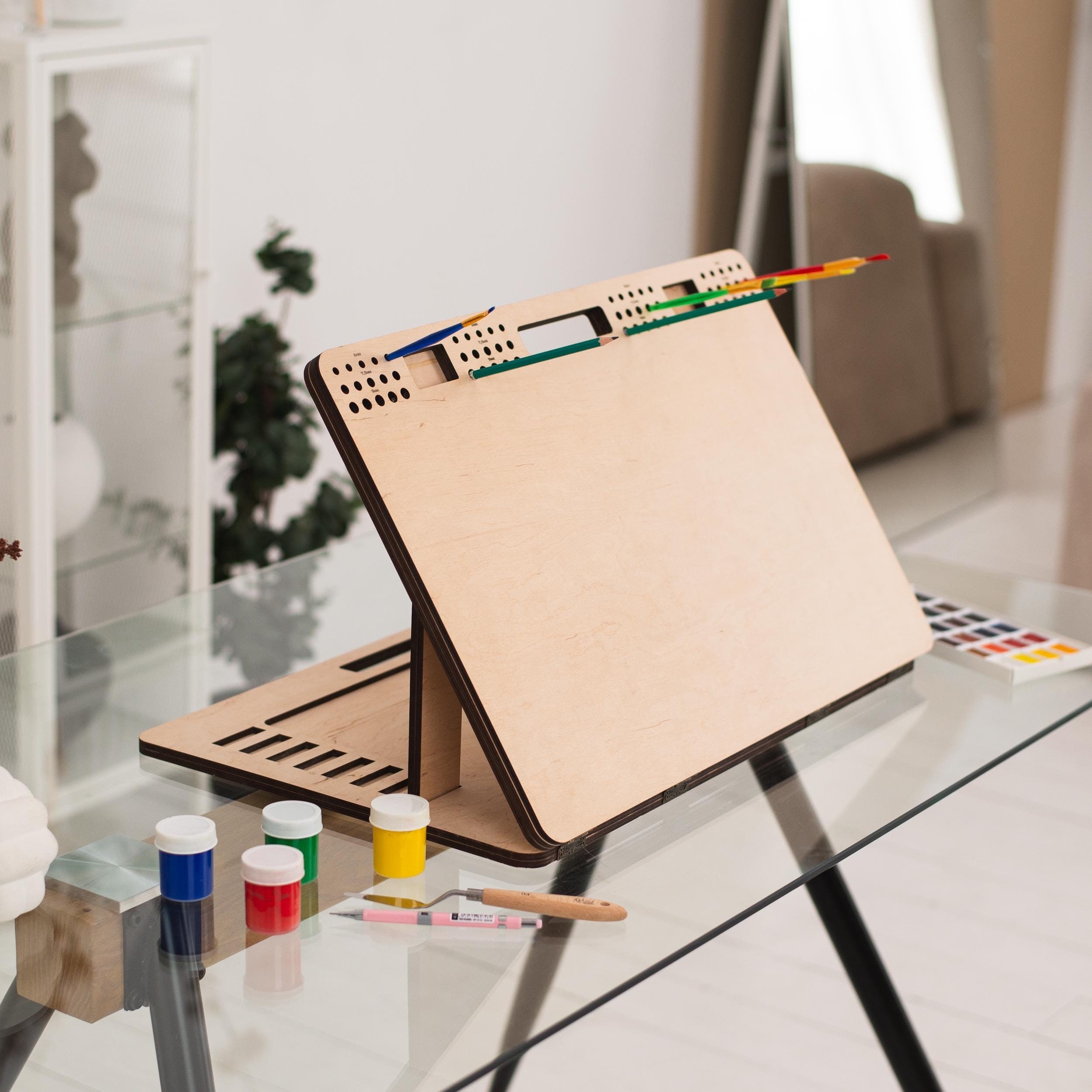 Adjustable Drawing Board Painting Easel Stand Portable Lap Easel Painting Board Wooden drafting Table Desk drafting Board sketching Board Etsy