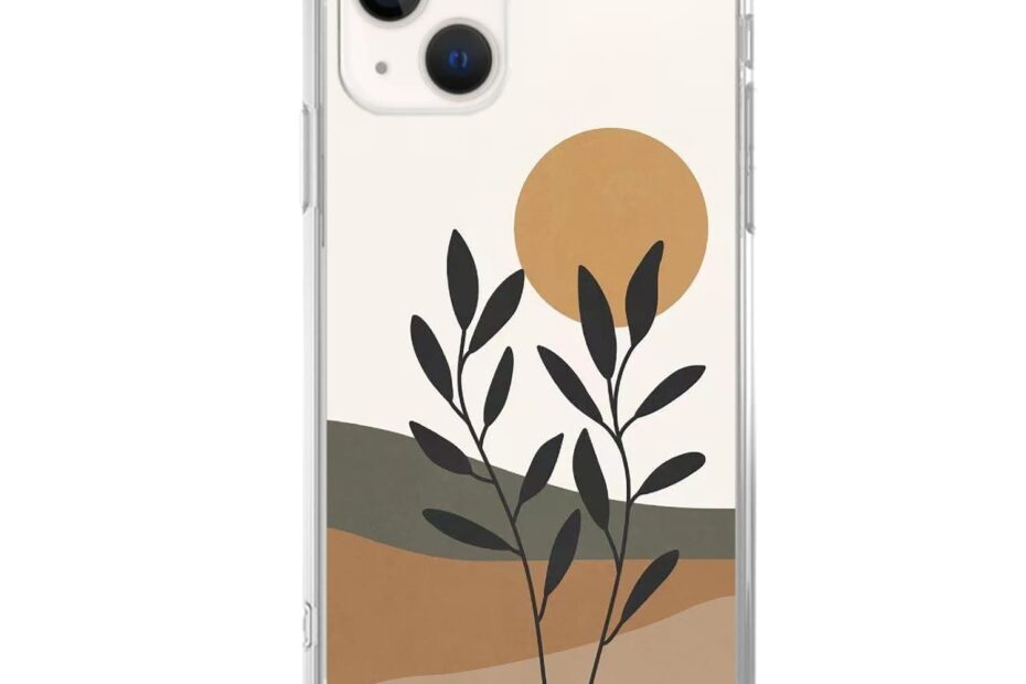 Aesthetic Minimalist Line Art Plant Case For IPhone 13 Mini Aesthetic Art Design TPU Shock proof Cover Case Walmart