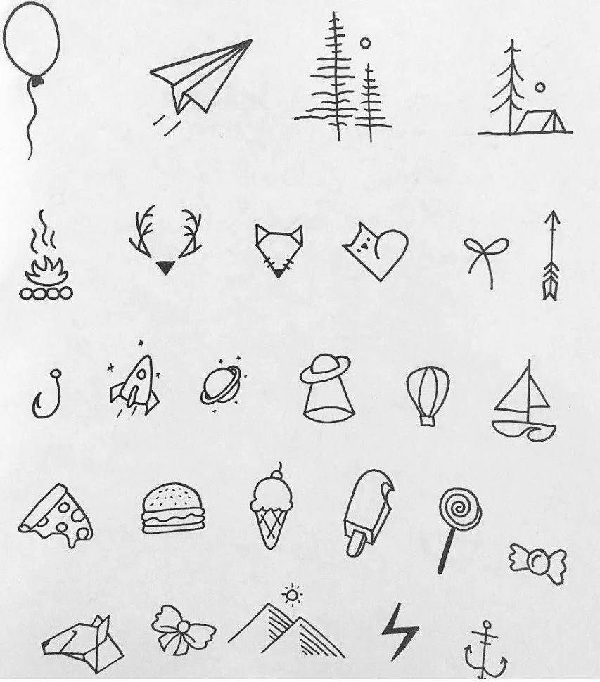 Aesthetic Things To Draw On Your Hand