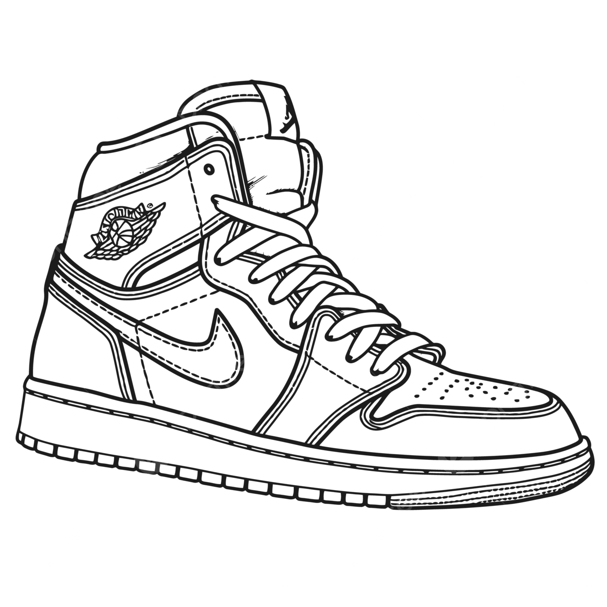 Air Jordan Drawing PNG Transparent Images Free Download Vector 