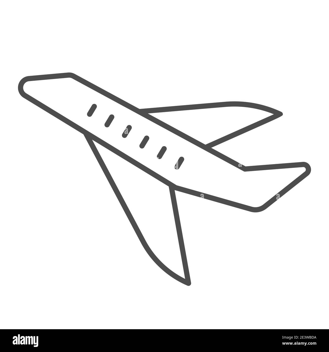 Airplane Outline Hi res Stock Photography And Images Alamy