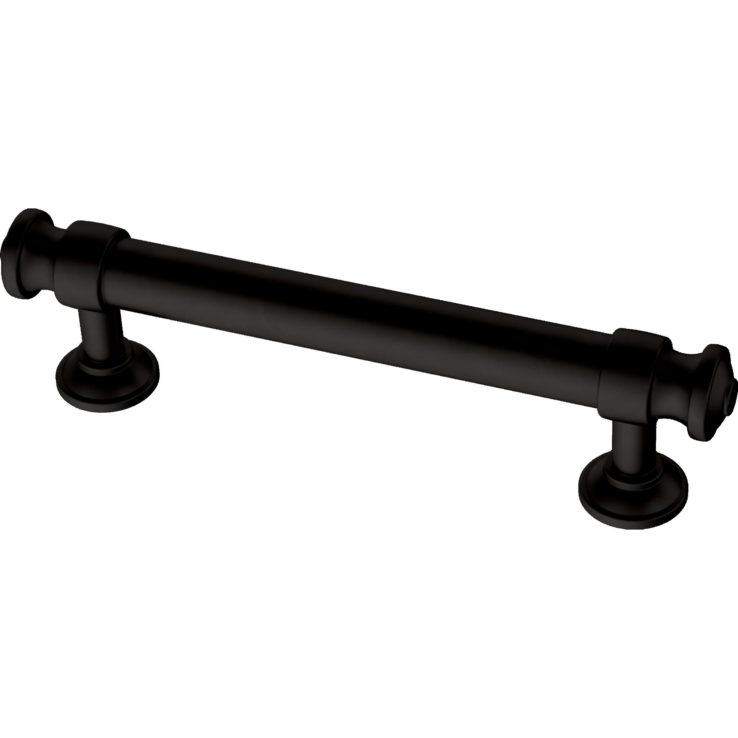 Allen Roth Magnus 3 in 76mm Center To Center Matte Black 