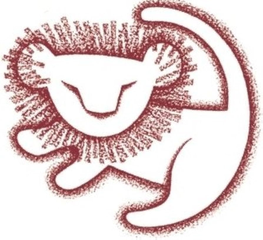 Amazon 3 Inch Simba Sign Symbol Drawing Lion King Movie 