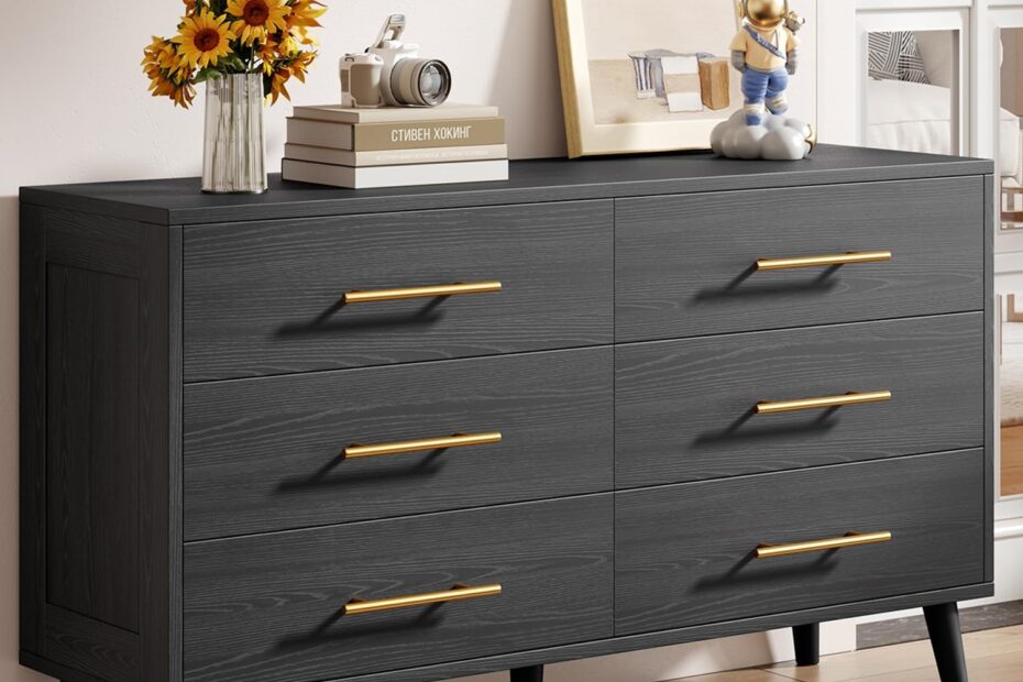 Amazon Aiho 6 Drawer Dresser For Bedroom Chest Of Drawers