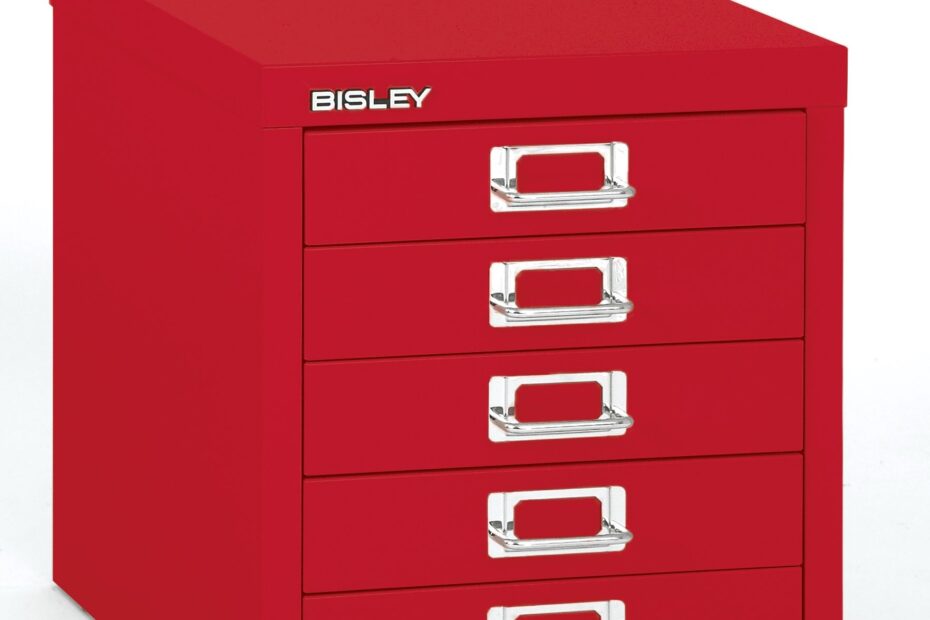 Amazon Bisley 5 Drawer Steel MultiDrawer Cabinet Cardinal