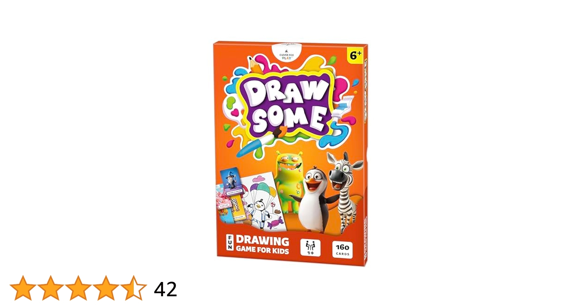 Amazon Drawsome Drawing Game For Creative Kids 160 Prompt 