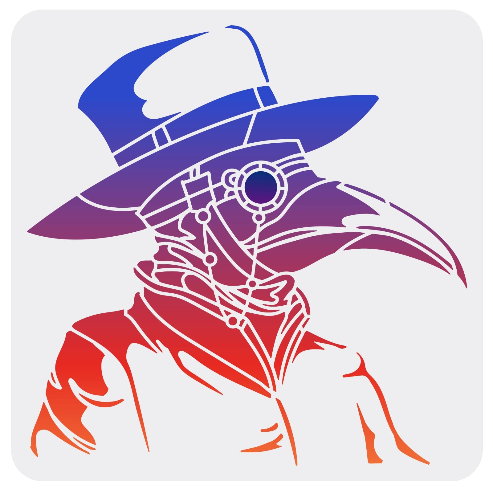 Amazon FINGERINSPIRE Plague Doctor Crow Painting Stencil 11 8x11 8inch Raven Pattern Drawing Template Reusable Black Plague Wall Painting Stencil 