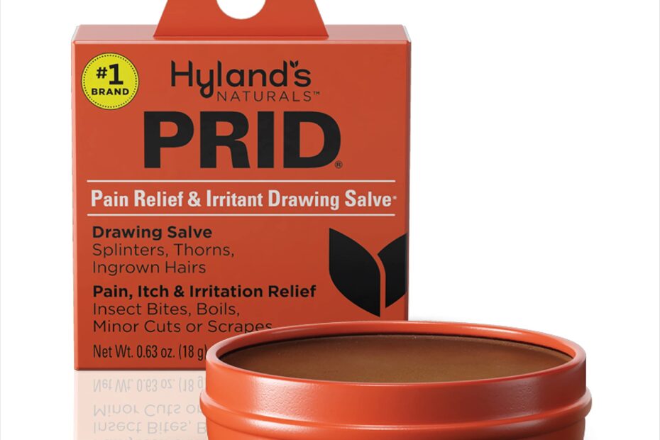 Amazon Hyland s PRID Drawing Salve Topical Skin Irritation Relief For Splinters Thorns Ingrown Hairs Itch Relief For Bug Bites Boils Minor Cuts And Scrapes 18 Grams Health U0026 Household