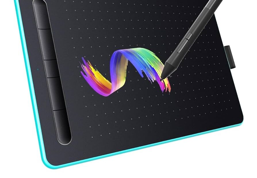 Amazon LetSketch Graphics Drawing Tablet 8 26 5 5 Inches Ergonomic 8192 Levels Battery Free Stylus Pen Tablet 5 Customized Shortcut Keys Compatible With Windows Android For Teachers Students Creators Electronics