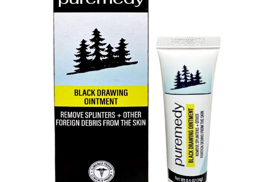 Amazon Puremedy Black Drawing Ointment Natural Drawing Salve For Wounds Burns Cysts And Skin Irritations Organic First Aid Ointment For Adults Kids And Pets 0 5 Oz Health U0026 Household
