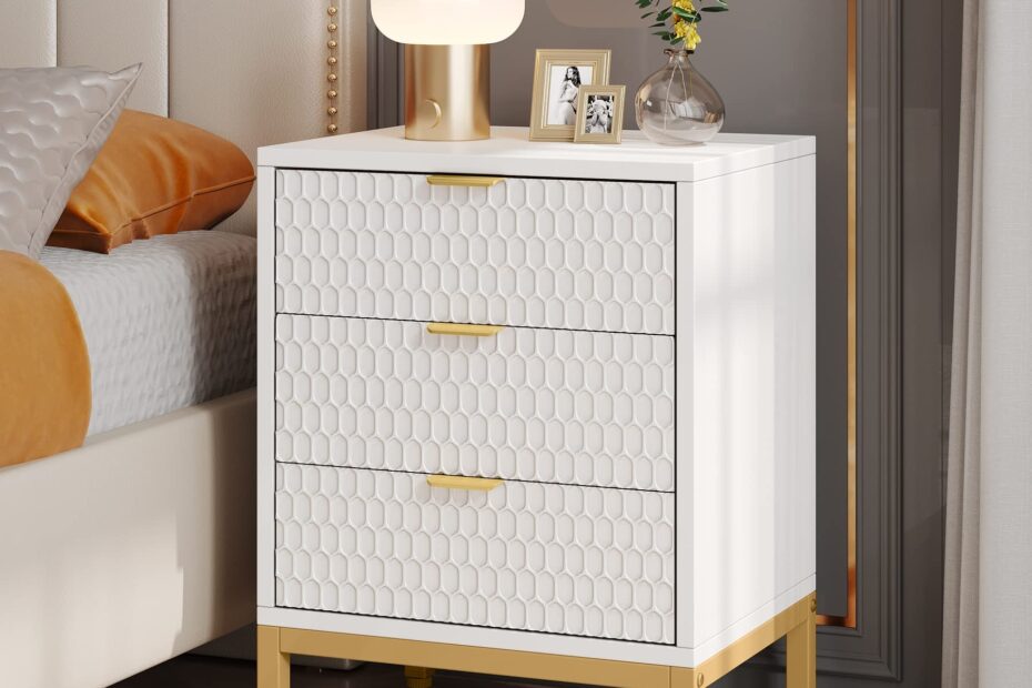 Amazon Tribesigns 3 Drawer Nightstand 25 8