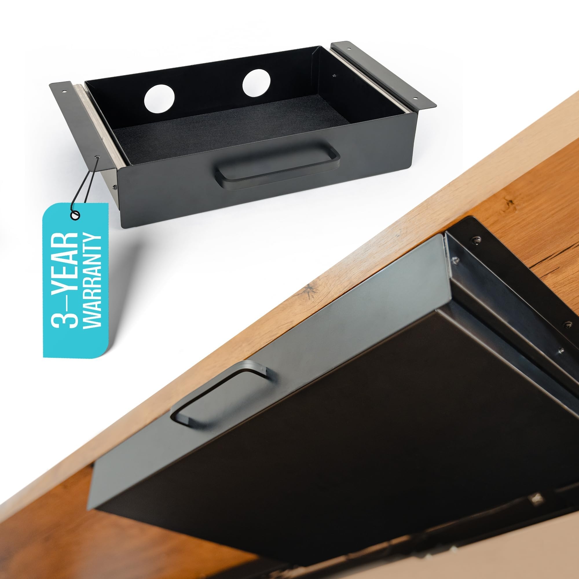 Amazon Under Desk Drawer Slide Out Attachment Carbon Steel 