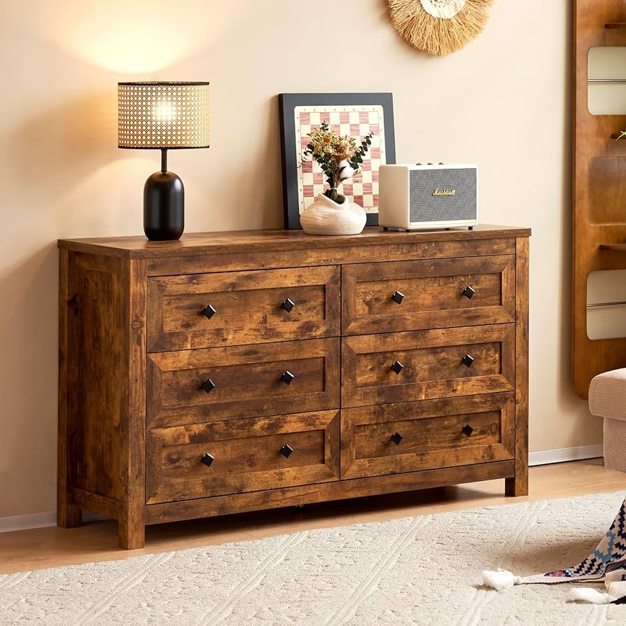 Amazon VanAcc 6 Drawers Dresser For Bedroom 54