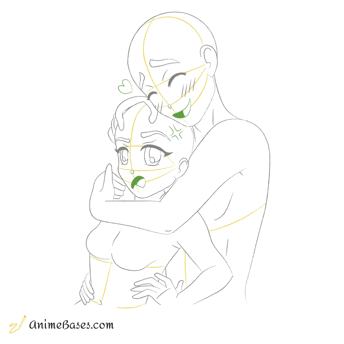 couple drawing base