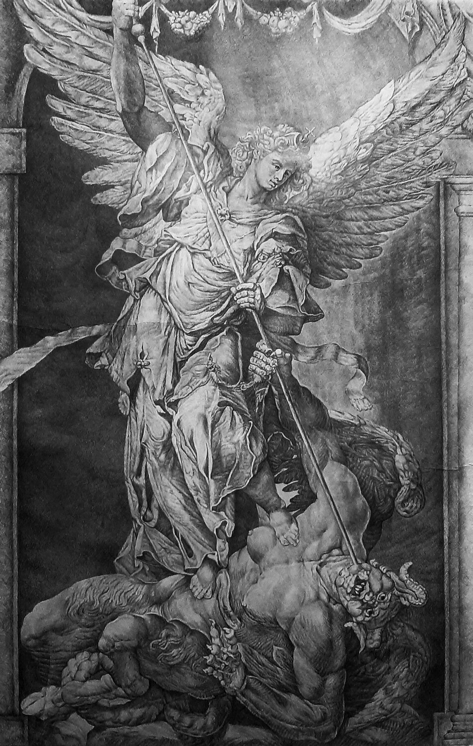 archangel michael drawing