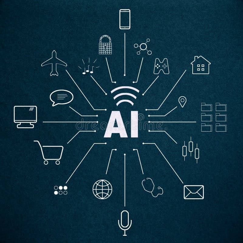 Artificial Intelligence Ai Drawing Stock Illustrations 26 026 