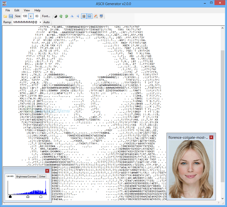 ASCII Generator Screenshot And Download At SnapFiles