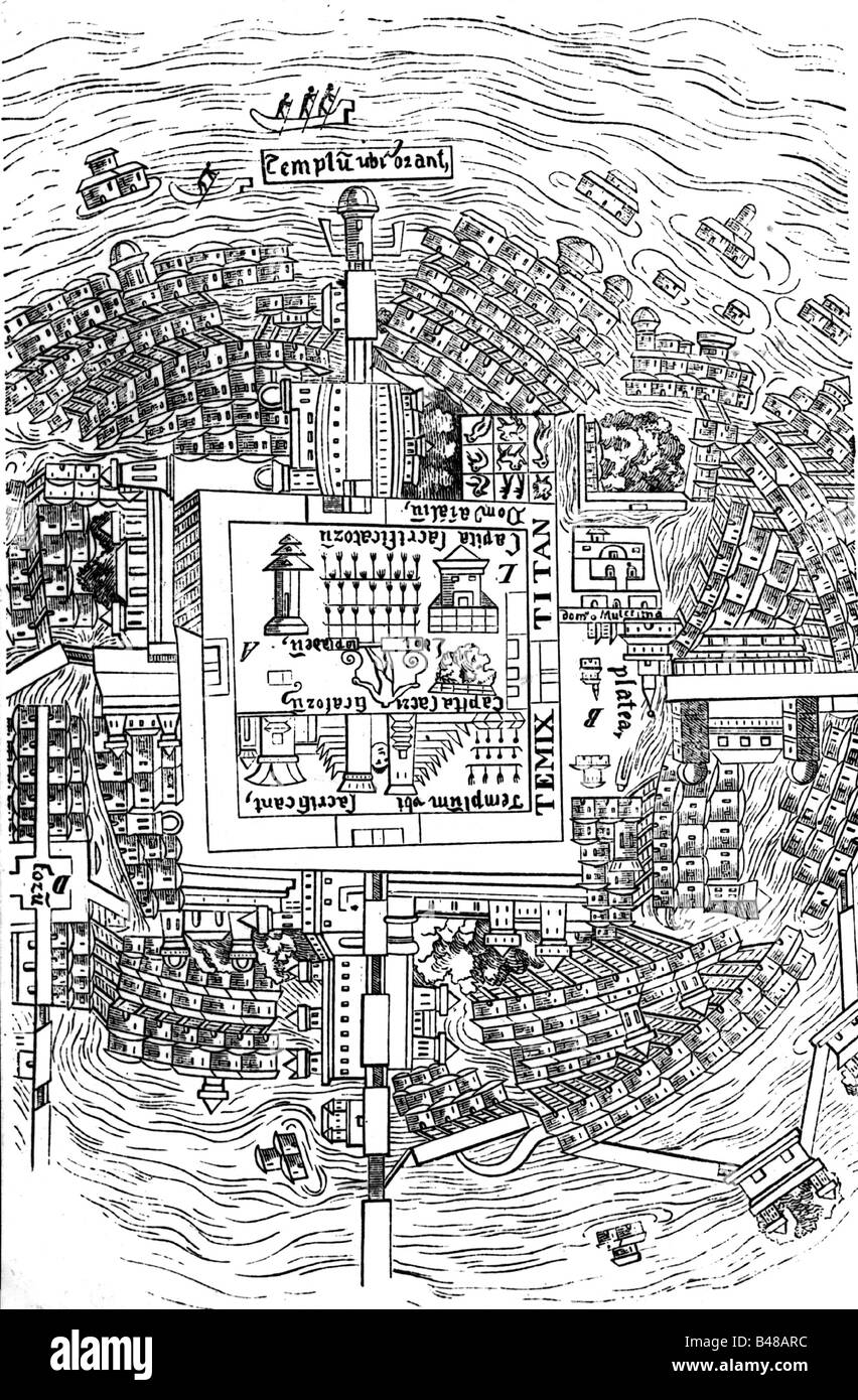 Aztec Mexico Map Black And White Stock Photos U0026 Images Alamy