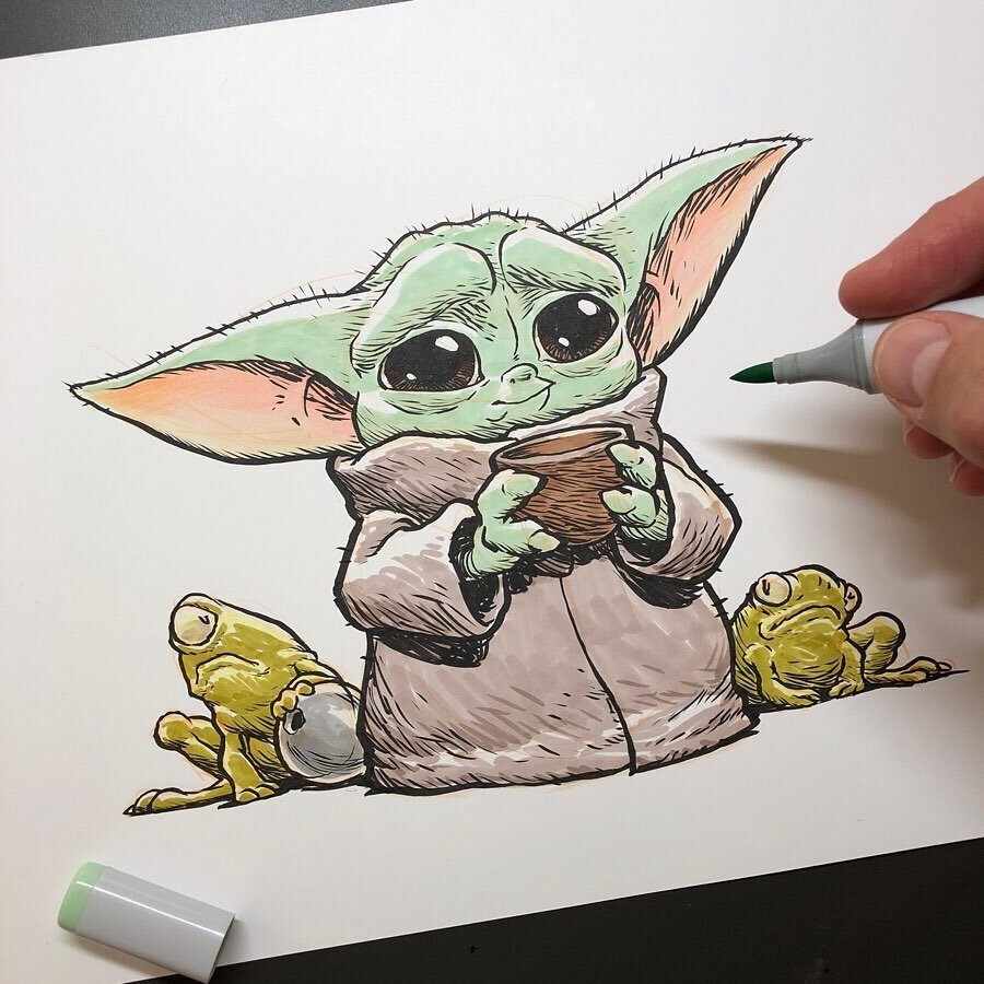 Baby Yoda Fan Art Round Up MRJAKEPARKER COM