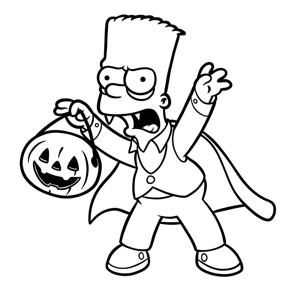 Bart Simpson Drawings Sketchok Easy Drawing Guides